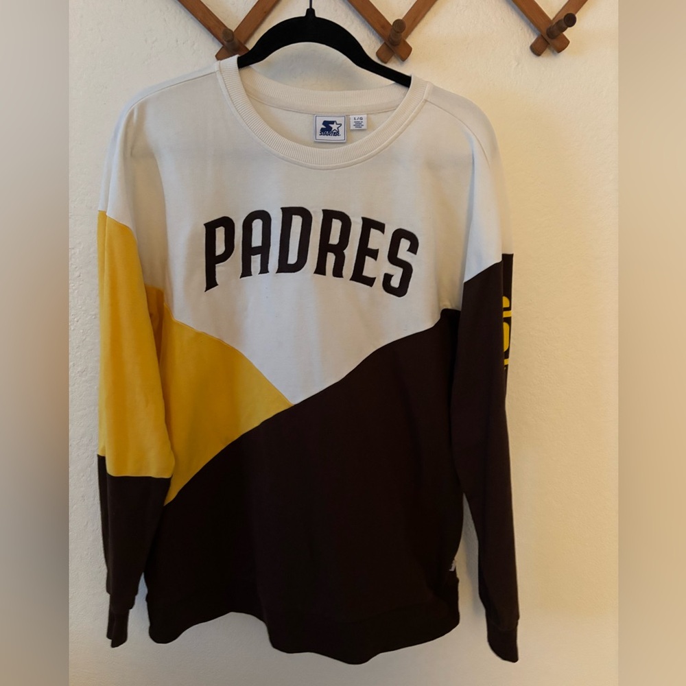 STARTER Padres Crewneck Sweater